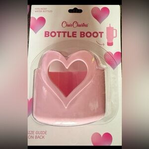 NWT Heart Valentines SOLD OUT CharCharms Bottle Boot Stanley Valentine Pink